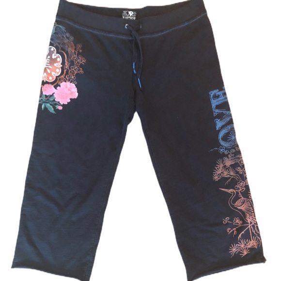 Lucky Brand Pants - LUCKY BRAND Vintage Black Chinese Graphics Pant M